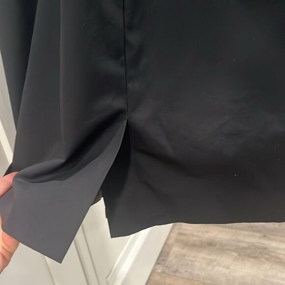 J. CREW Black Bow Back Sheath V-Neck Mini Dress, Size 2 - Picture 11 of 11